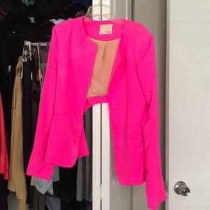 Unique Hot Pink Blazer